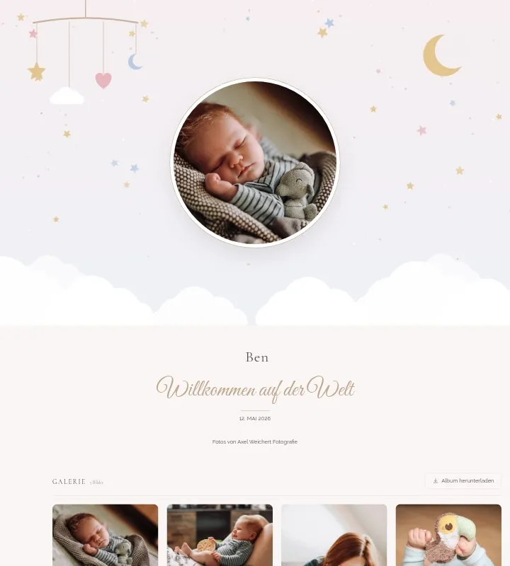 Beispiel Baby & Schwangerschaft